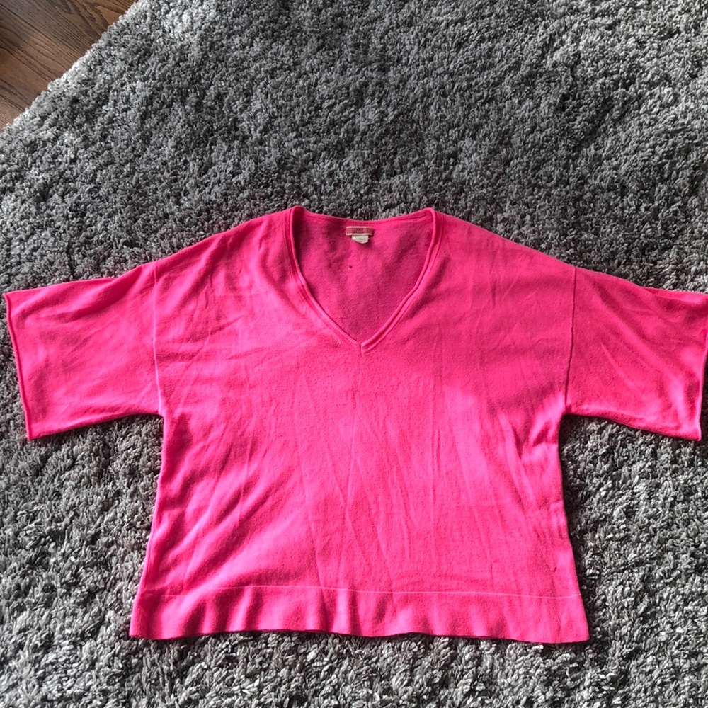 J crew cashmere oversized sweater